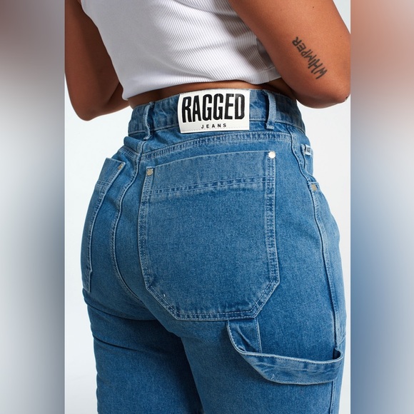 THE RAGGED PRIEST Combat Jeans size 10 light blue - Picture 5 of 10